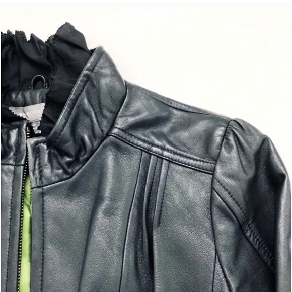 Real Leather MM Couture Crop Jacket—Buttery Soft - Great Condition! - Picture 5 of 9